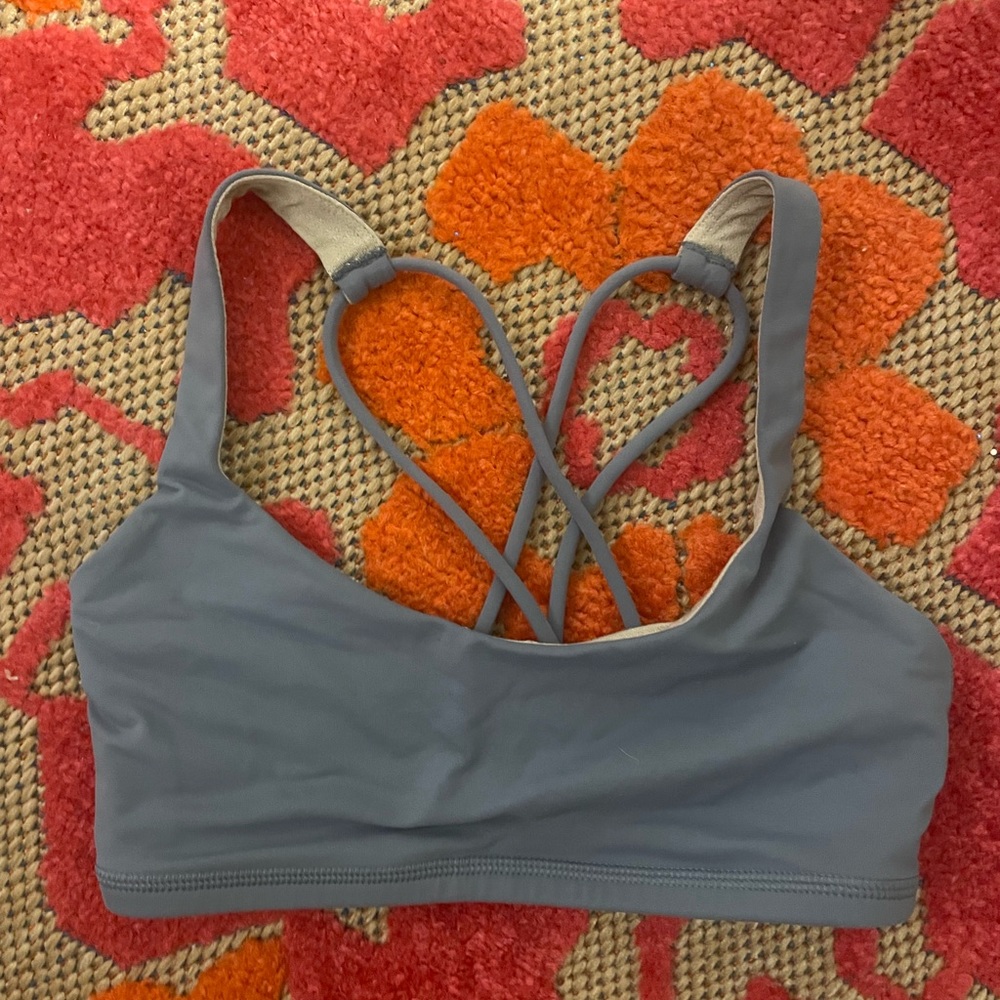 LULULEMON sports bra slate gray size 2